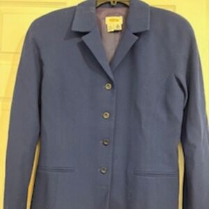 Talbots Blue Wool Blazer Size 12